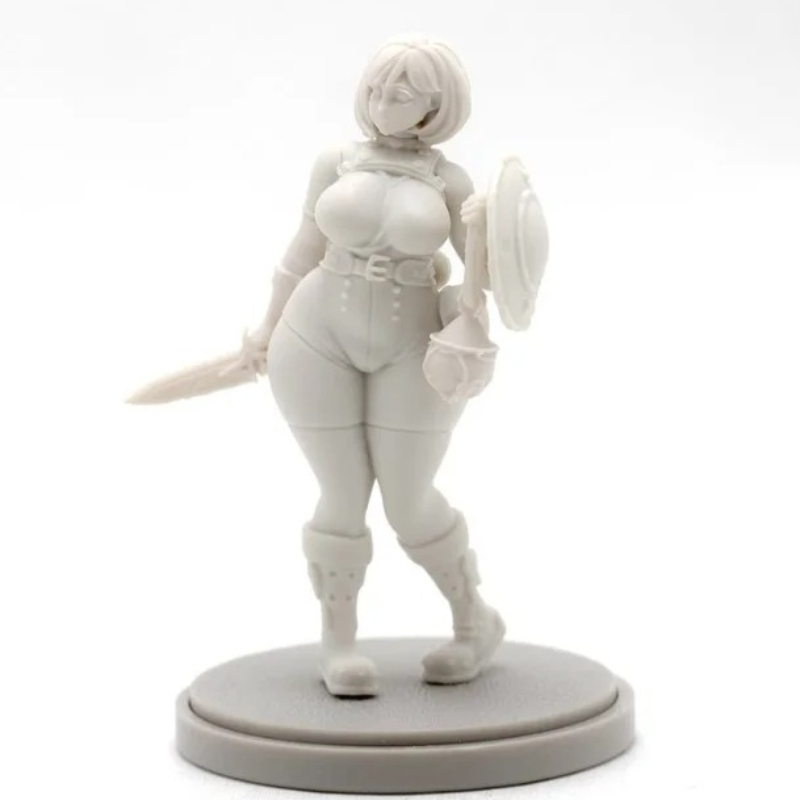 Model Kit Weapons - 30mm Round Insert and Base Resin