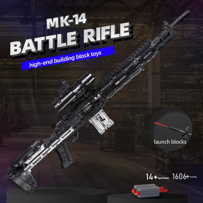 Military MK14 Battle Rifle Sim - đánh giá và giá Model Kit Weapons