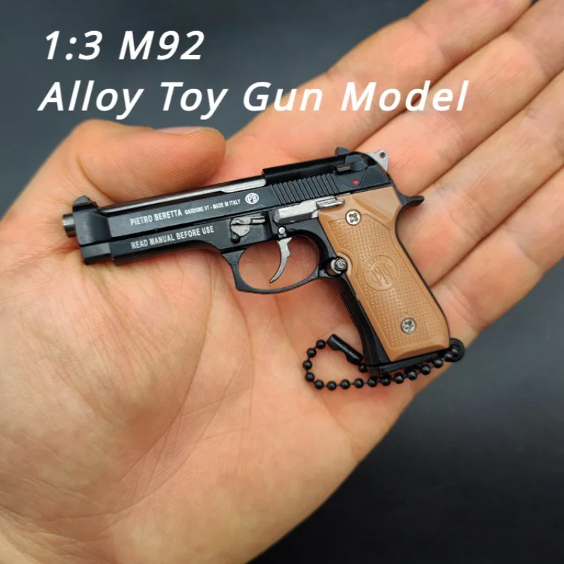 1:3 M92 Alloy Toy Gun Model De - đánh giá và giá Model Kit Revolver