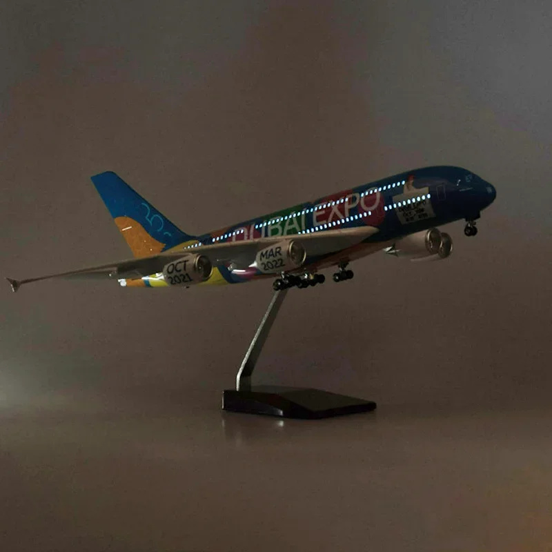 1/160 scale Emirates EXPO A380 - đánh giá và giá Model Kit Plane