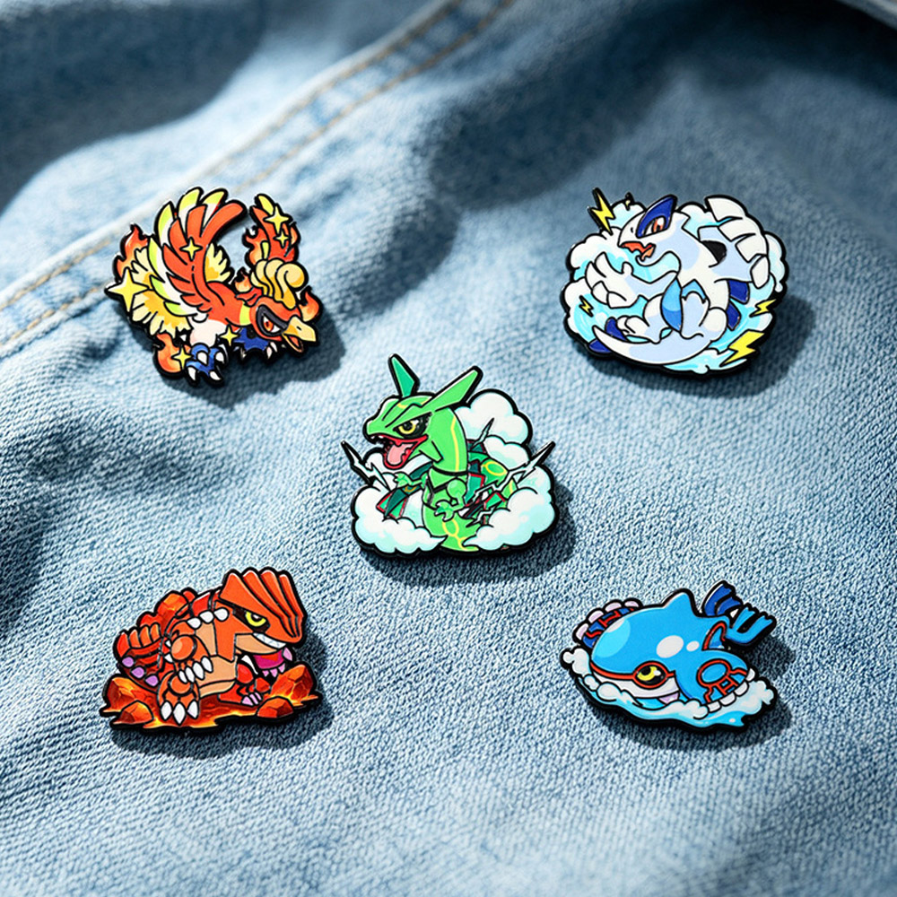 5Pcs Legendary Enamel Pins Ho‑ - đánh giá và giá Model Kit Lugia