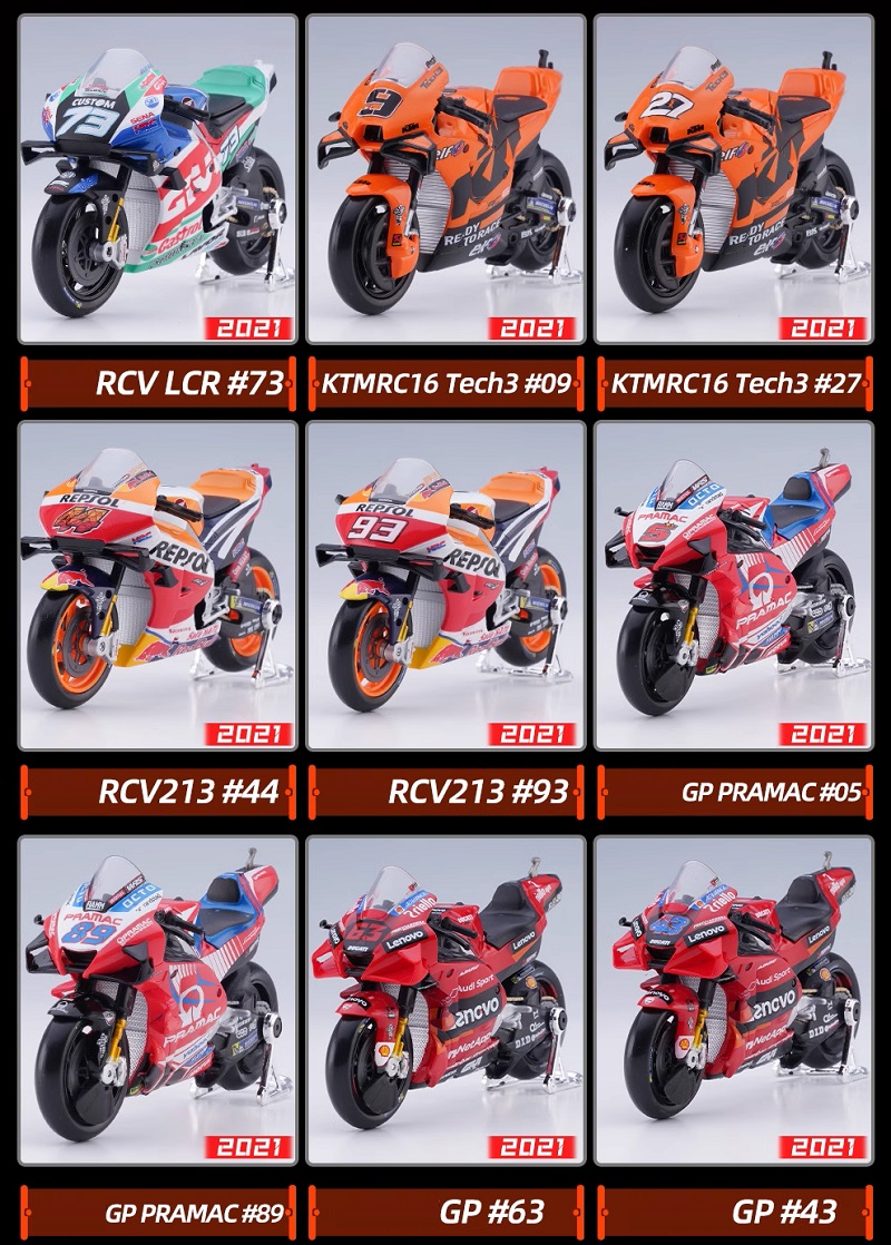Maisto 1:18 2018 Motocycle Rac - đánh giá và giá Model Kit Aoshima