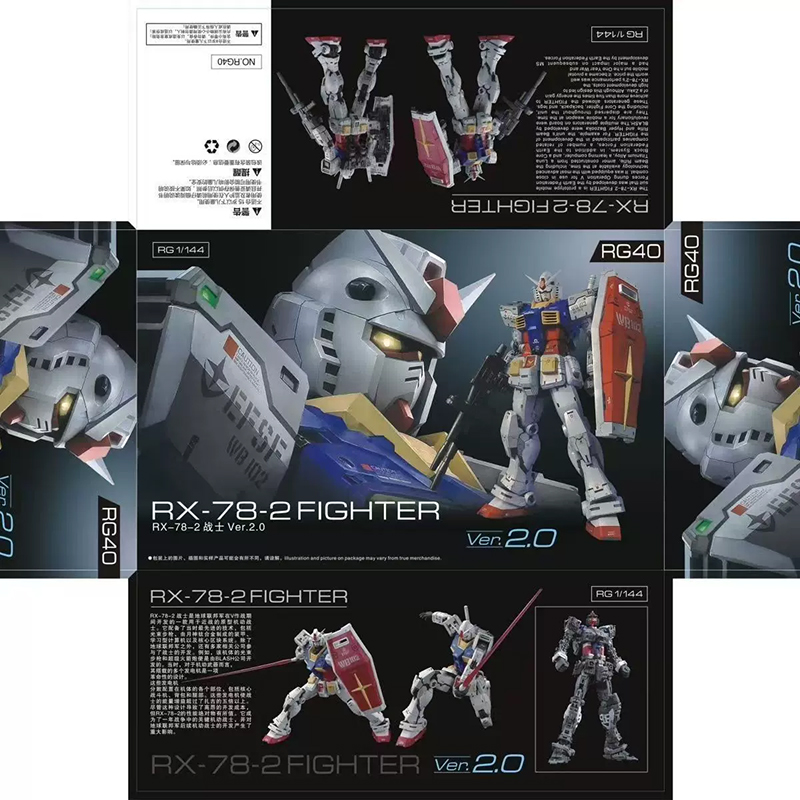 RG 1/144 RX-78-2 2.0 G3 Ver. A - đánh giá và giá Model Kit Pg