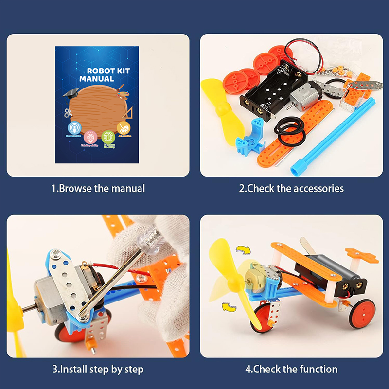 6 Set Robotics Kit Science Exp - đánh giá và giá Model Kit Motor