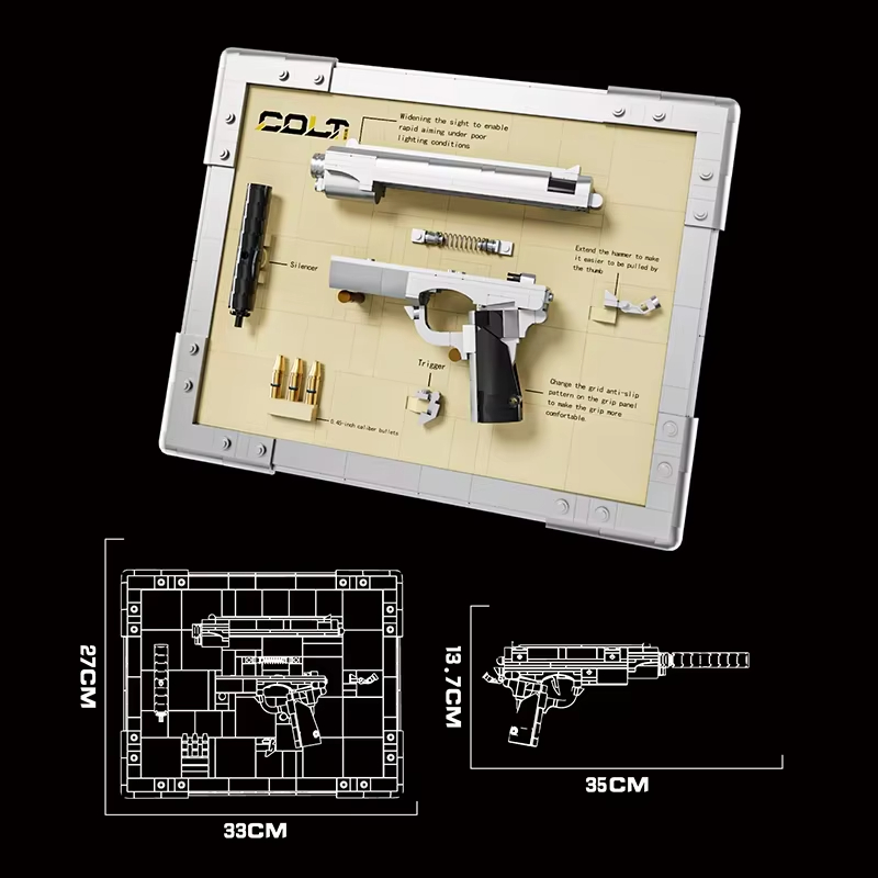 Mechanical Revolver Model Buil - đánh giá và giá Model Kit Revolver