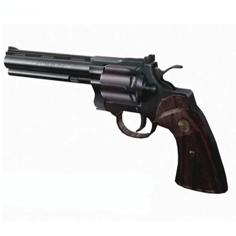 1:1 Revolver Python Gun 3D Pap - đánh giá và giá Model Kit Revolver