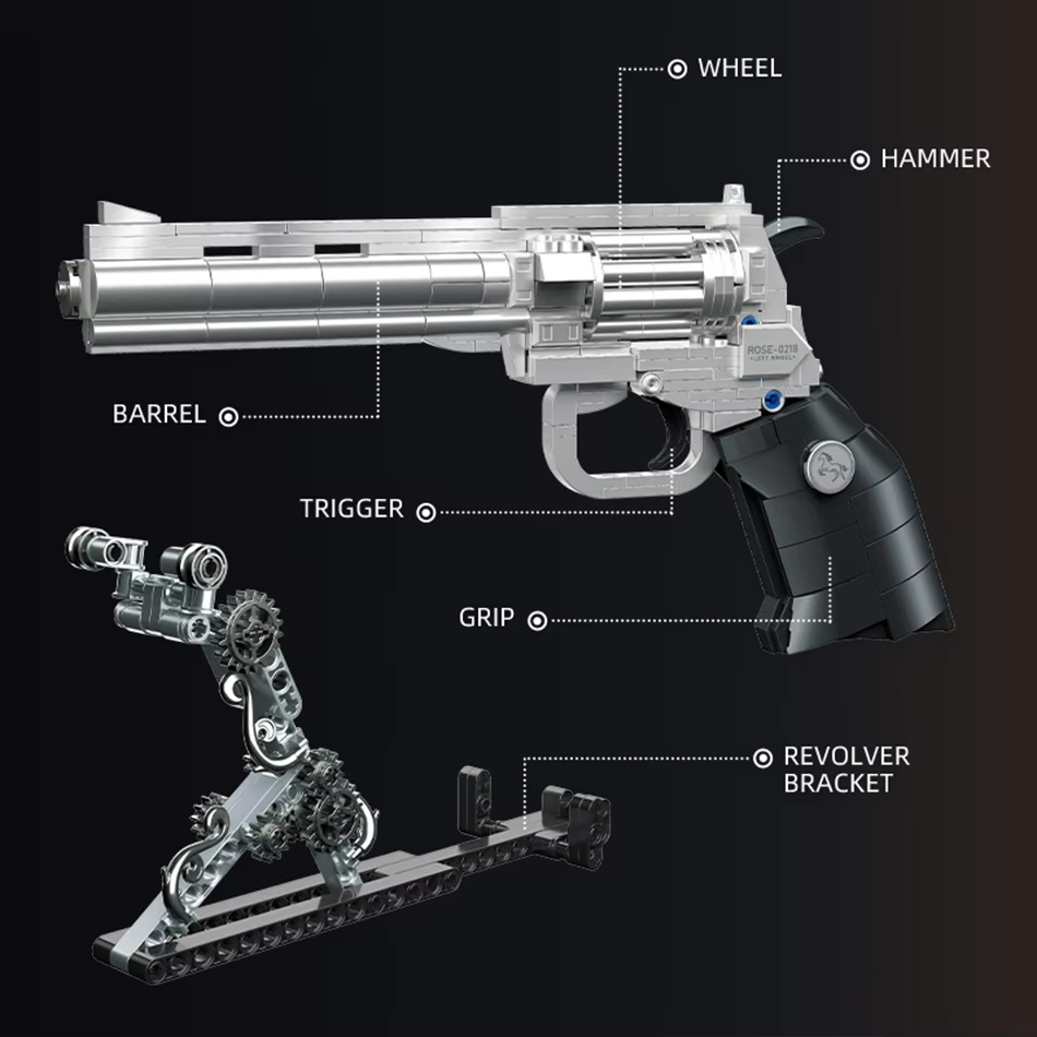 IN STOCK Technical Mechnical R - đánh giá và giá Model Kit Revolver