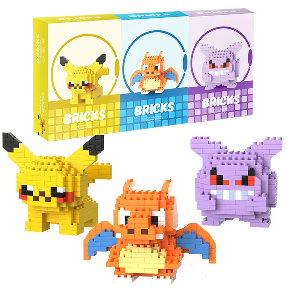 Pokemon Micro Building Blocks  - đánh giá và giá Model Kit Simulator