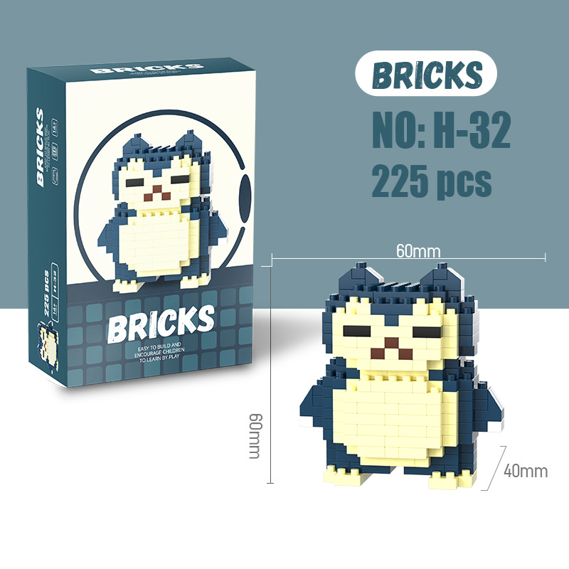 Pokemon Micro Building Blocks  - đánh giá và giá Model Kit Simulator