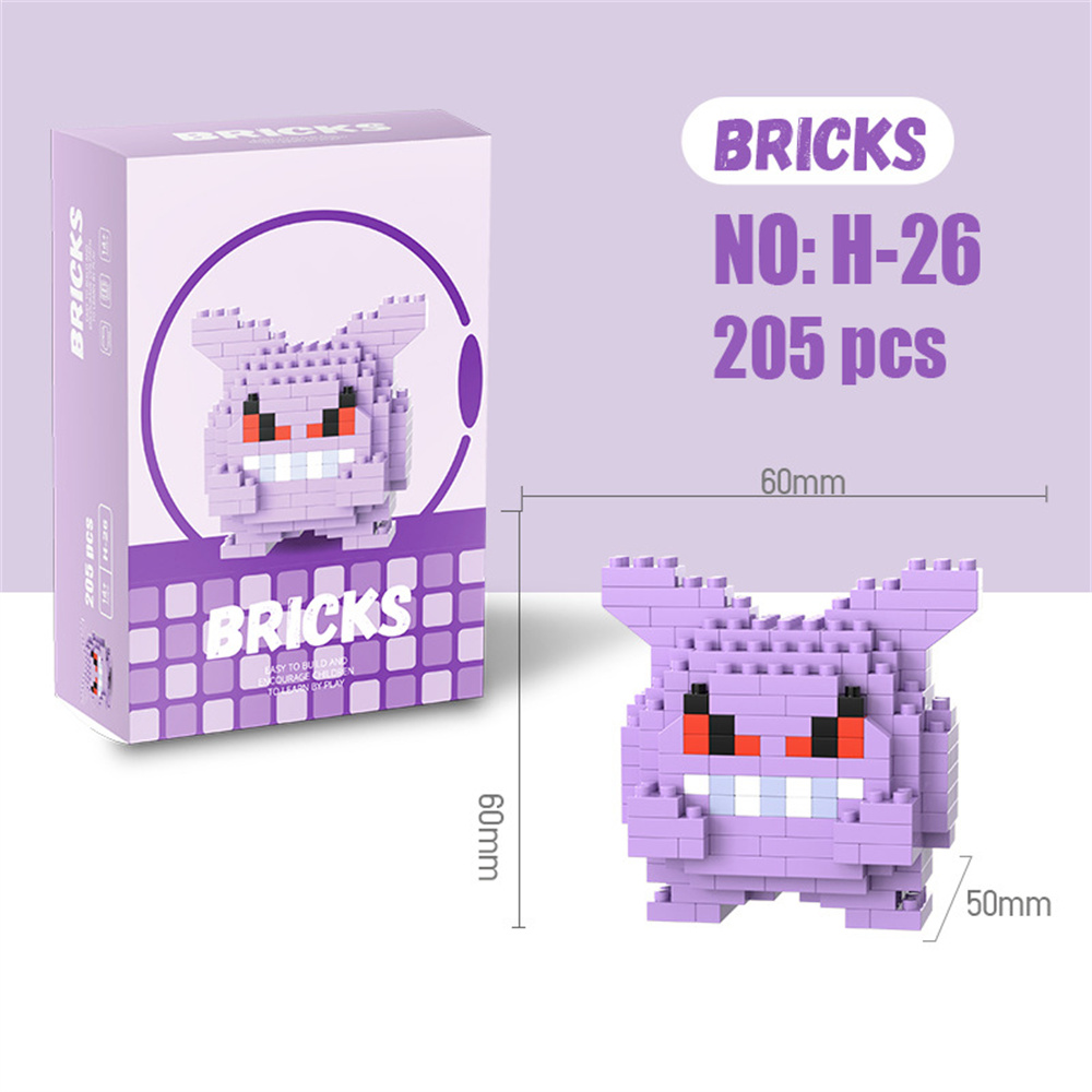 Pokemon Micro Building Blocks  - đánh giá và giá Model Kit Simulator