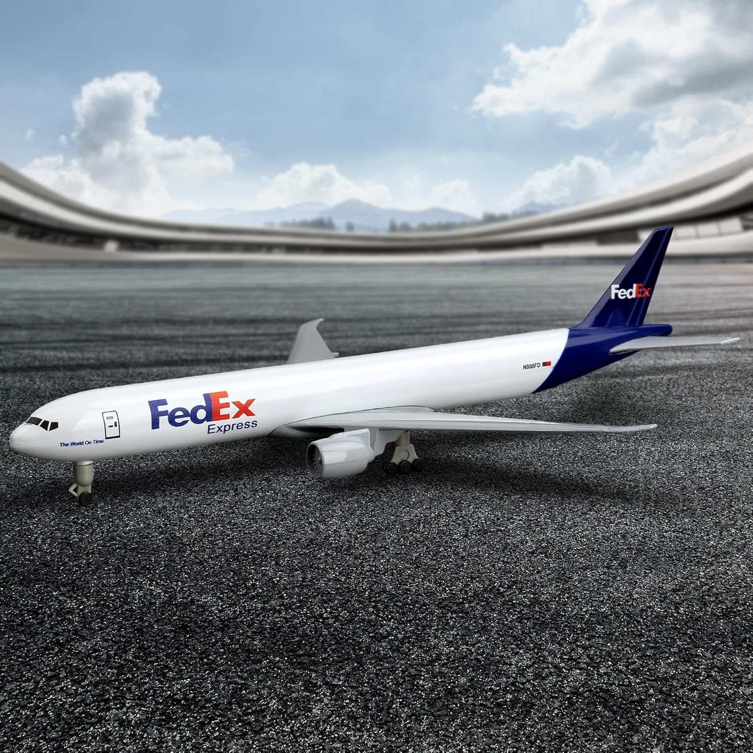 20cm Fedex B777 Airplane Model - đánh giá và giá Model Kit Plane