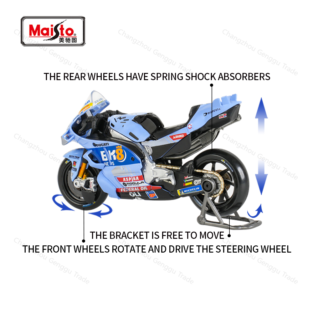 Maisto 1:18 2025 BK8 Gresini R - đánh giá và giá Model Kit Aoshima