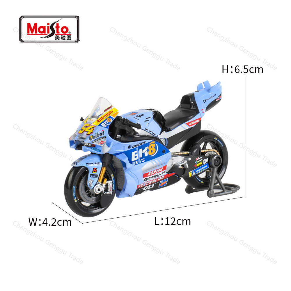 Maisto 1:18 2025 BK8 Gresini R - đánh giá và giá Model Kit Aoshima