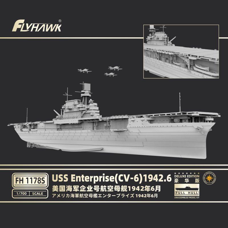 FLYHAWK FH1178S 1/700 Scale US - đánh giá và giá Model Kit Uss Enterprise
