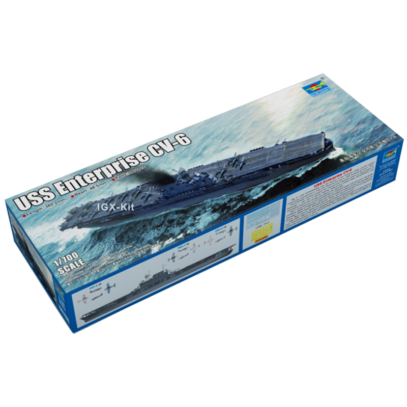 Trumpeter 06708 1/700 USS Ente - đánh giá và giá Model Kit Uss Enterprise