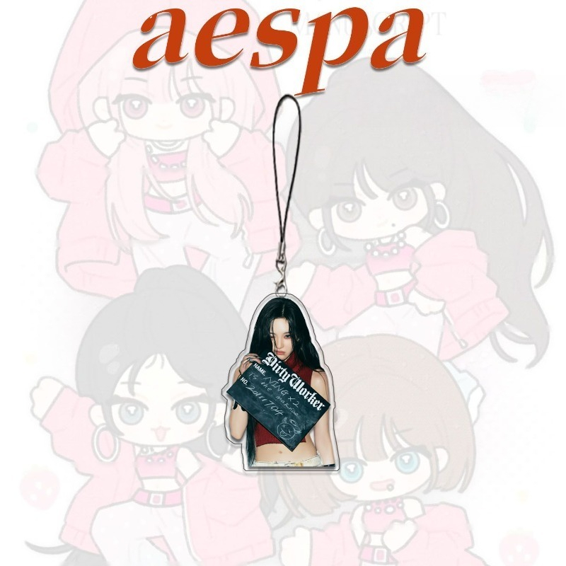 4PCS Aespas Phone Chain Strap  - đánh giá và giá Model Kit Mobil