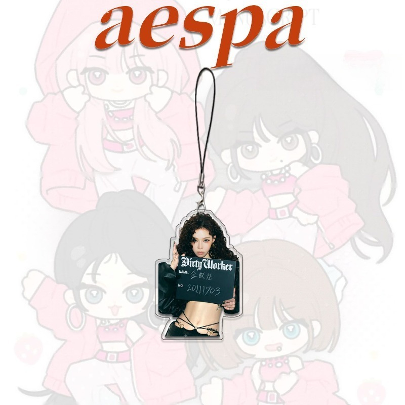 4PCS Aespas Phone Chain Strap  - đánh giá và giá Model Kit Mobil