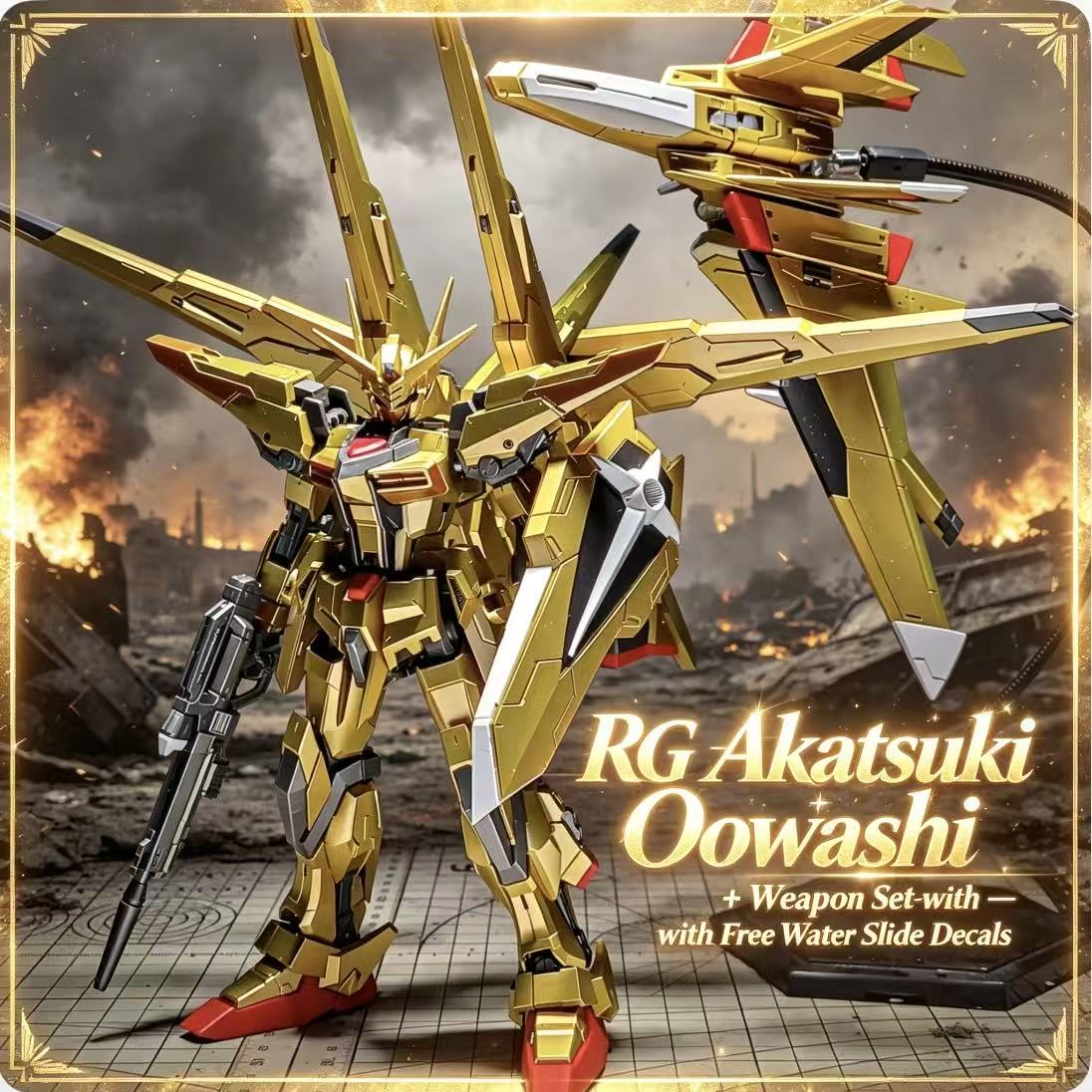 RG41 1/144 ORB-01 Akatsuki Oow - đánh giá và giá Model Kit Pg