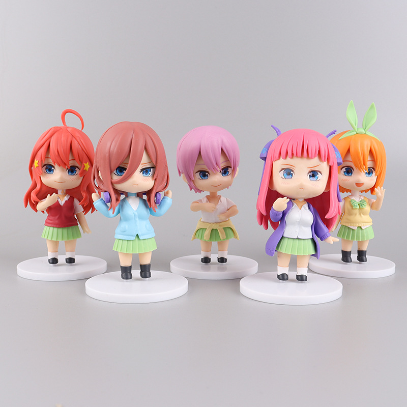 5pcs Anime The Quintessential  - đánh giá và giá Model Kit Hatsune Miku