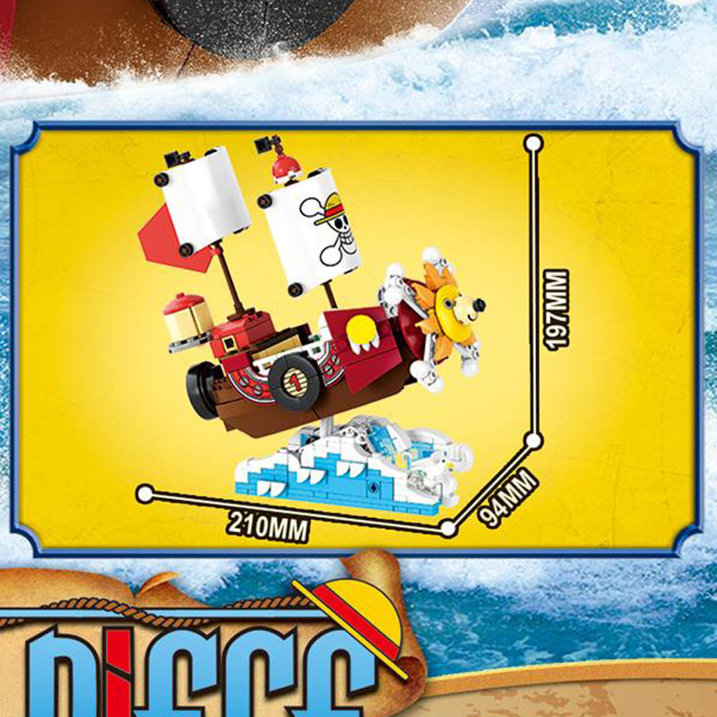 In Stock One Piece Pirate Ship - đánh giá và giá Model Kit One Piece Bandai