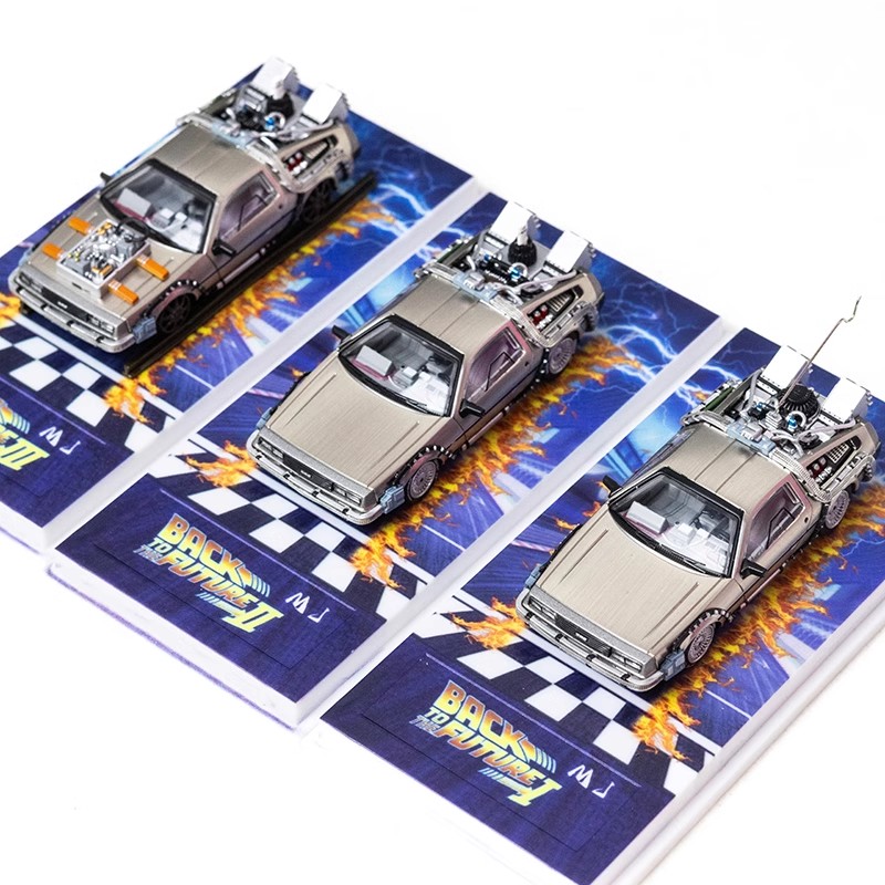 MJ 1:64 back to the future DeL - đánh giá và giá Model Kit Pg