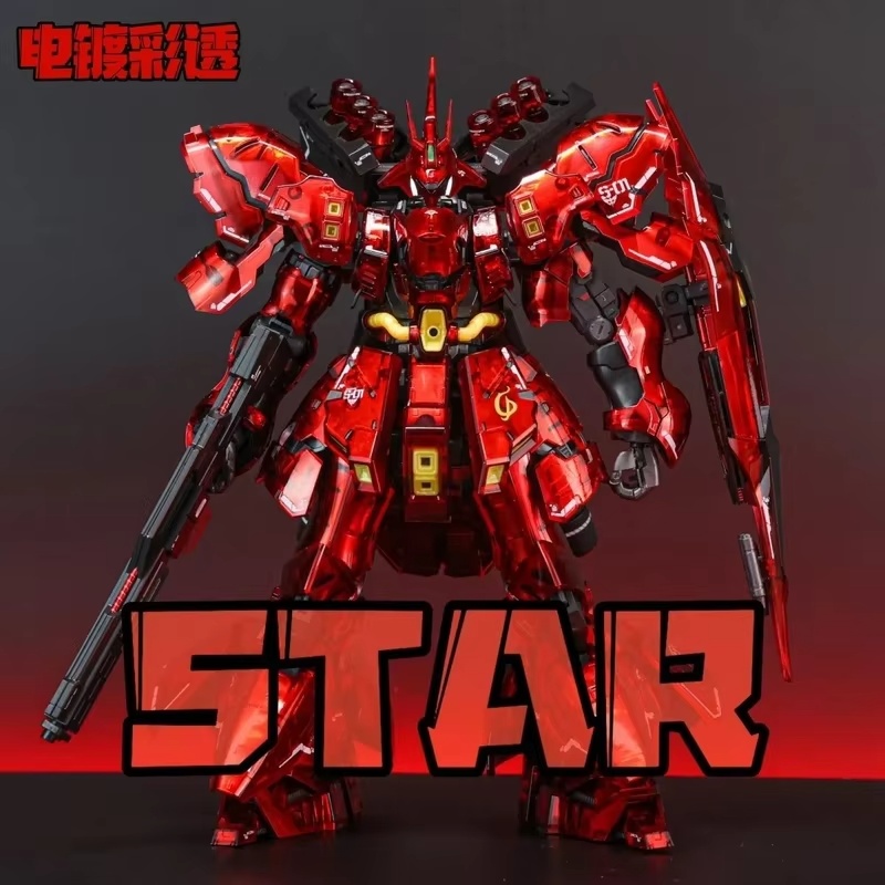 STAR Sazabi Electroplated Clea - đánh giá và giá Model Kit Pg