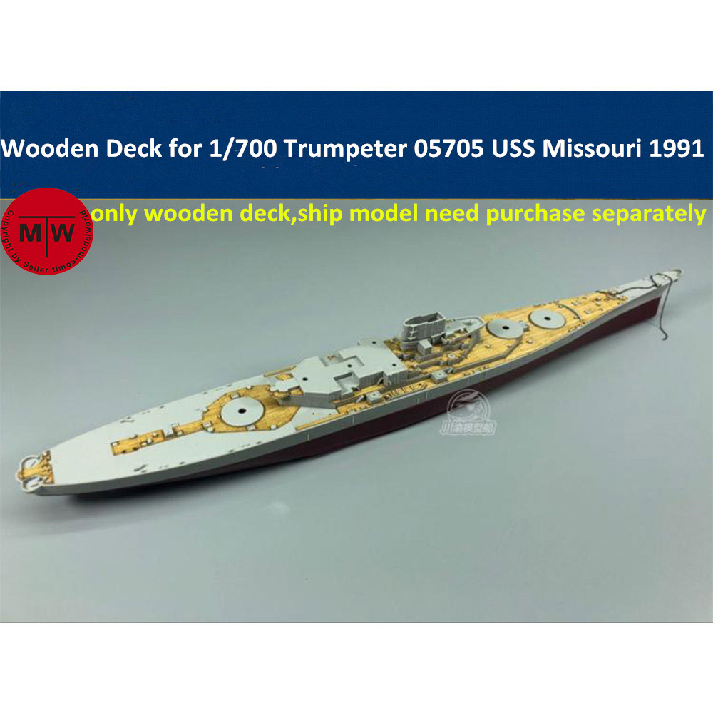 1/700 Scale Wooden Deck for Tr - đánh giá và giá Model Kit Uss Missouri